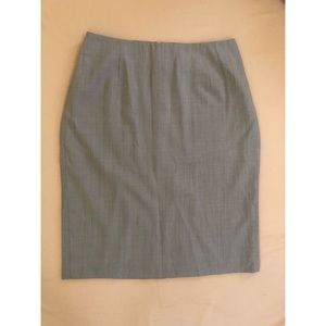Ann Taylor LOFT Soft Grey Pencil Skirt